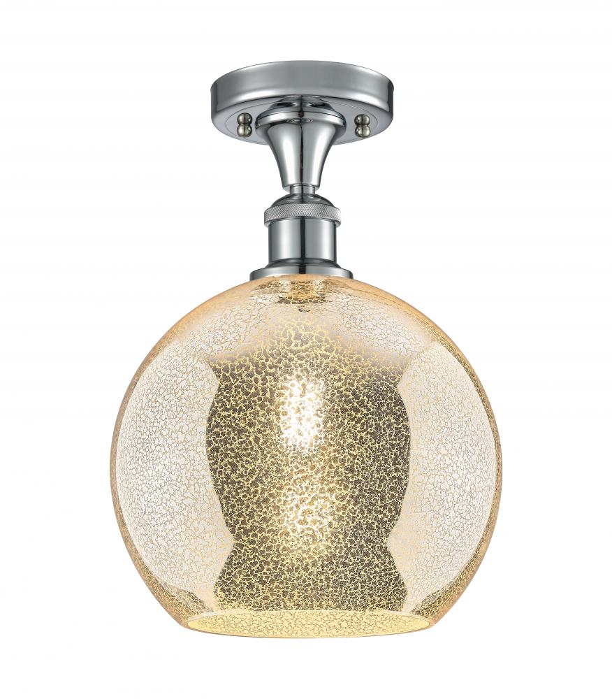 Athens - 1 Light - 10 inch - Polished Chrome - Semi-Flush Mount