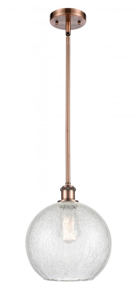 Athens - 1 Light - 10 inch - Antique Copper - Mini Pendant