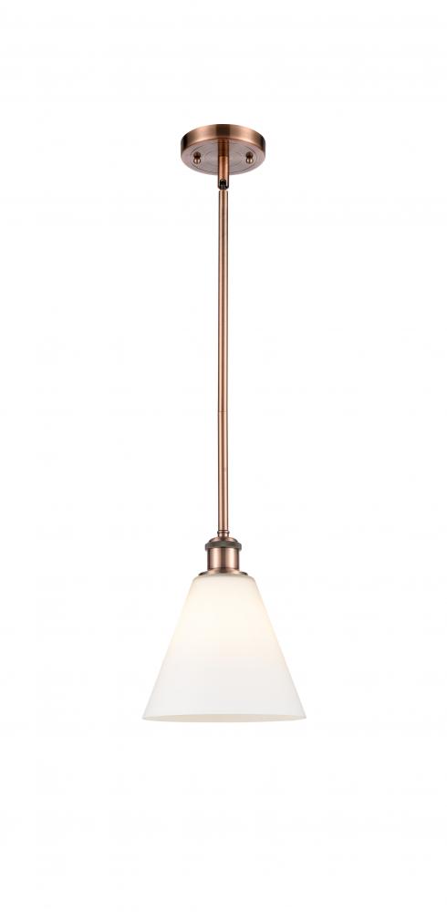 Berkshire - 1 Light - 8 inch - Antique Copper - Mini Pendant