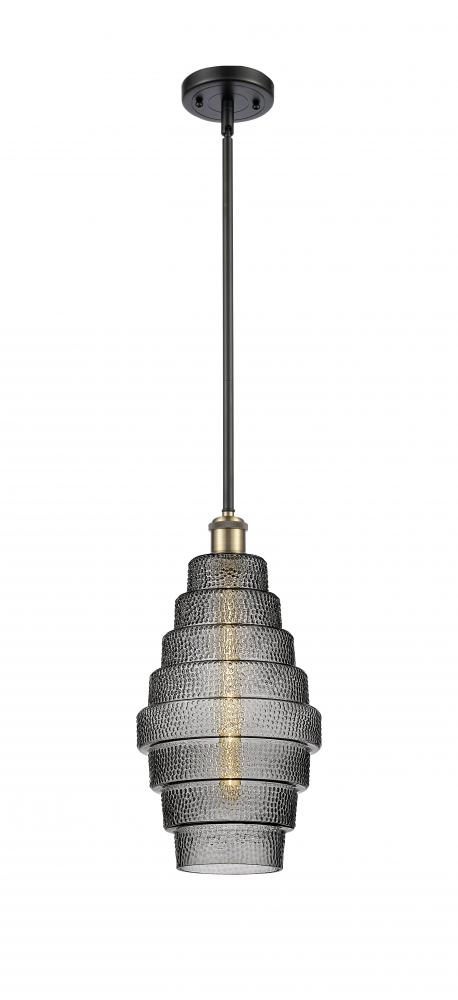 Cascade - 1 Light - 8 inch - Black Antique Brass - Mini Pendant