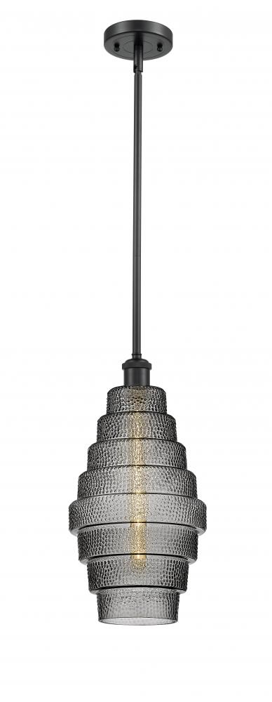 Cascade - 1 Light - 8 inch - Matte Black - Mini Pendant