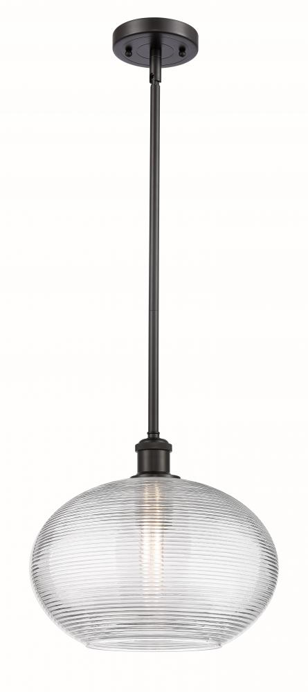 Ithaca - 1 Light - 12 inch - Oil Rubbed Bronze - Mini Pendant