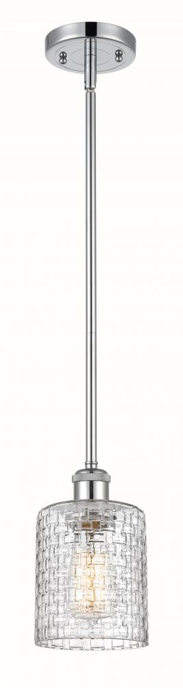 Cobbleskill - 1 Light - 5 inch - Polished Chrome - Mini Pendant