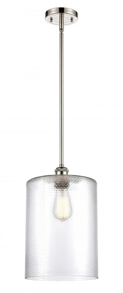 Cobbleskill - 1 Light - 9 inch - Polished Nickel - Mini Pendant