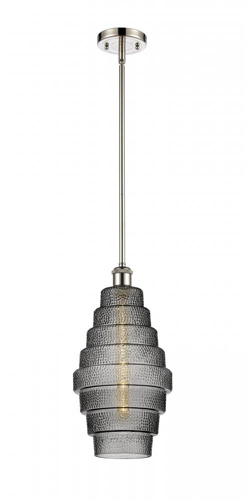 Cascade - 1 Light - 8 inch - Polished Nickel - Mini Pendant