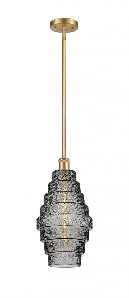 Cascade - 1 Light - 8 inch - Satin Gold - Mini Pendant