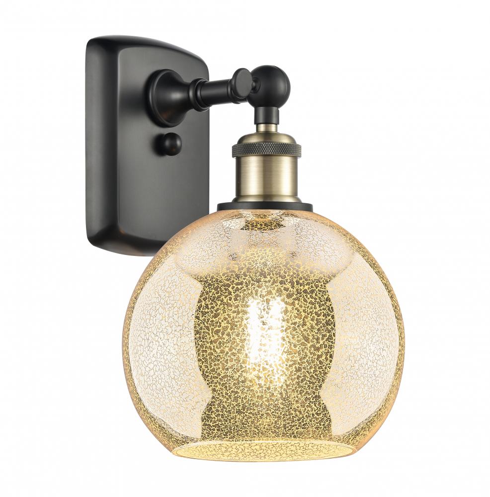 Athens - 1 Light - 8 inch - Black Antique Brass - Sconce