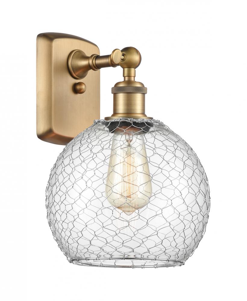 Farmhouse Chicken Wire 1 Light Sconce