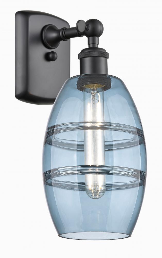 Vaz - 1 Light - 6 inch - Matte Black - Sconce