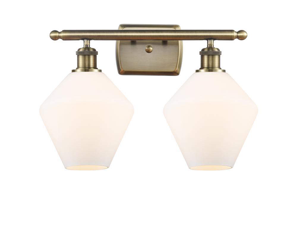 Cindyrella - 2 Light - 18 inch - Antique Brass - Bath Vanity Light
