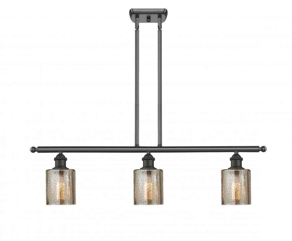 Cobbleskill - 3 Light - 36 inch - Oil Rubbed Bronze - Stem hung - Island Light