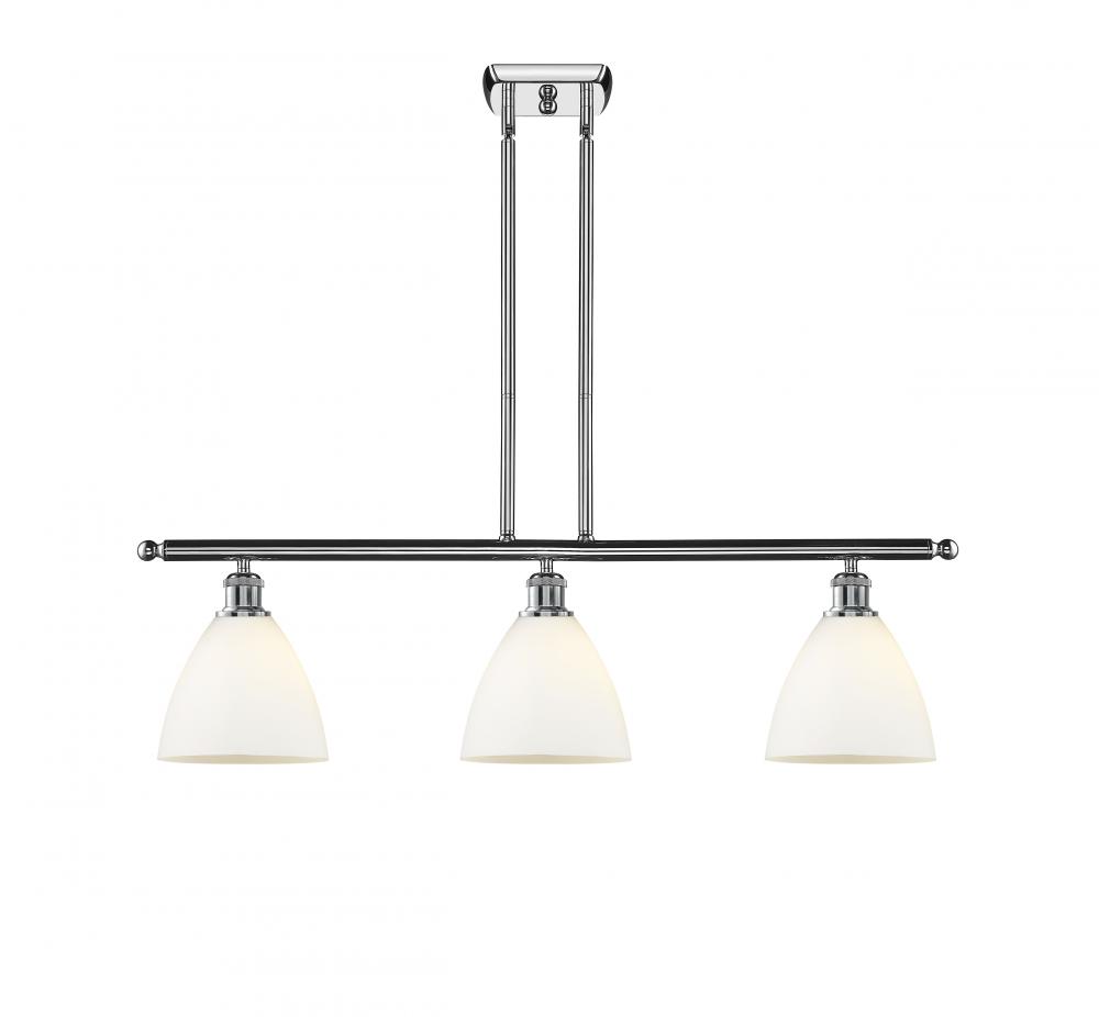 Bristol - 3 Light - 36 inch - Polished Chrome - Stem hung - Island Light