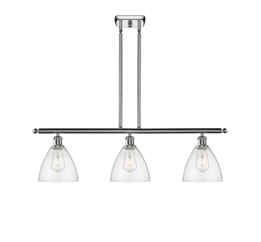 Bristol - 3 Light - 36 inch - Polished Chrome - Stem hung - Island Light