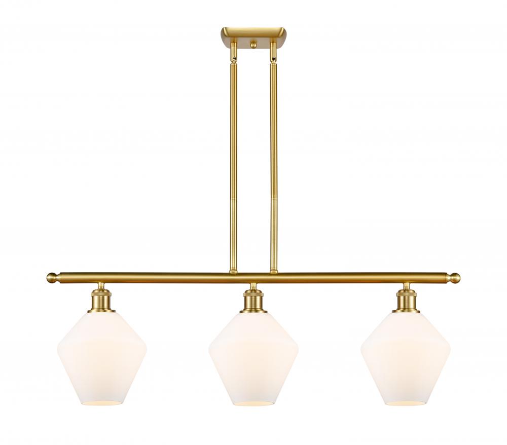 Cindyrella - 3 Light - 36 inch - Satin Gold - Stem hung - Island Light