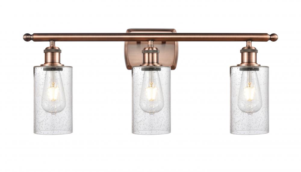Clymer - 3 Light - 24 inch - Antique Copper - Bath Vanity Light