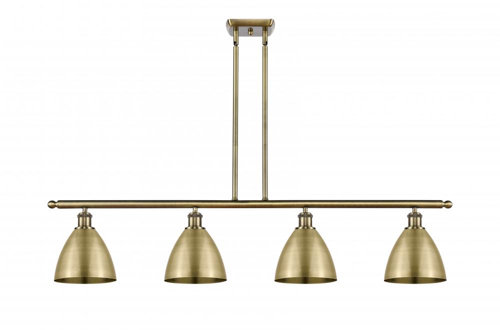 Bristol - 4 Light - 48 inch - Antique Brass - Stem hung - Island Light