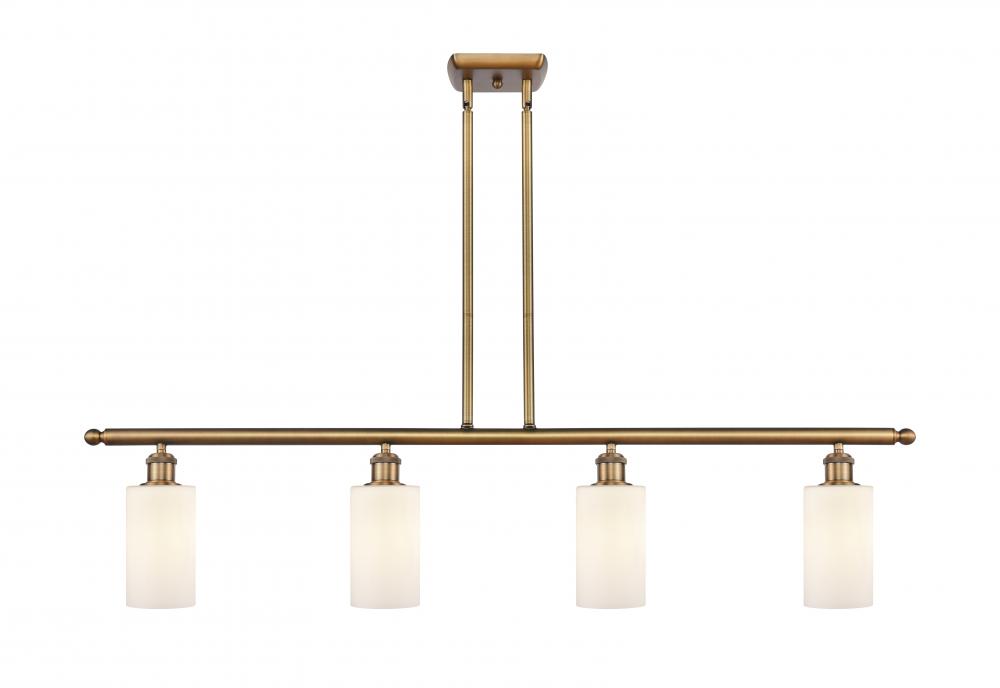 Clymer - 4 Light - 48 inch - Brushed Brass - Stem hung - Island Light