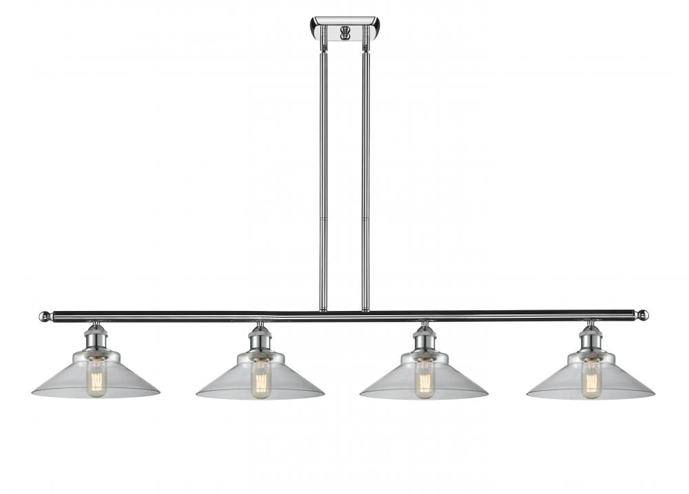 Orwell - 4 Light - 48 inch - Polished Chrome - Stem hung - Island Light