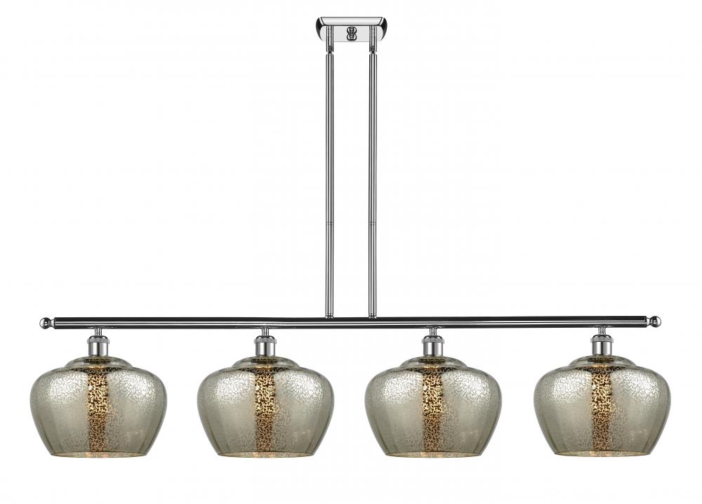 Fenton - 4 Light - 49 inch - Polished Chrome - Stem hung - Island Light