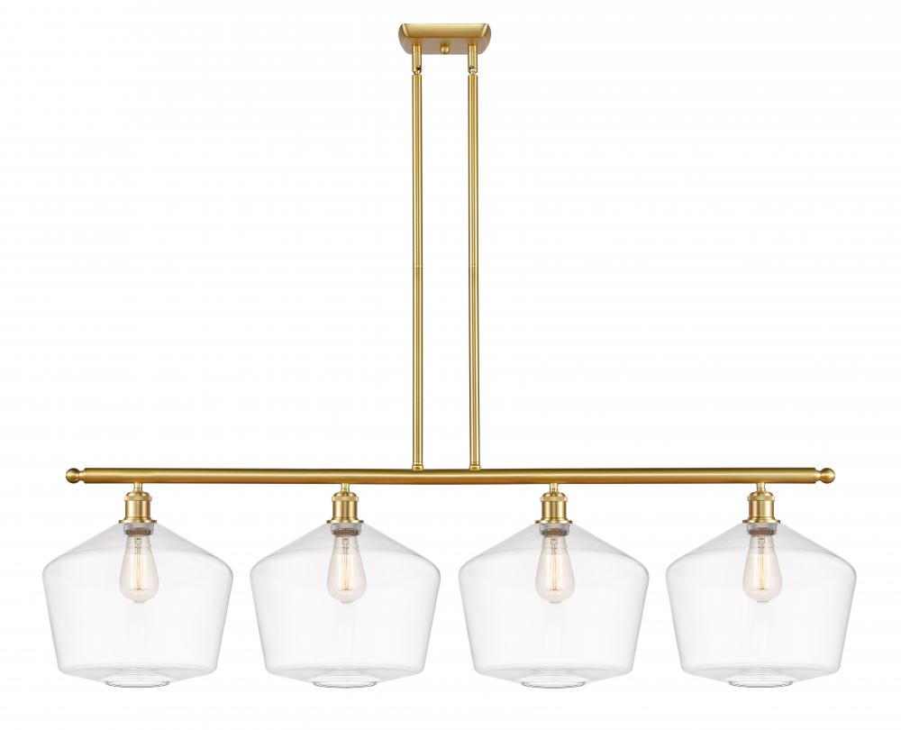 Cindyrella - 4 Light - 50 inch - Satin Gold - Stem hung - Island Light