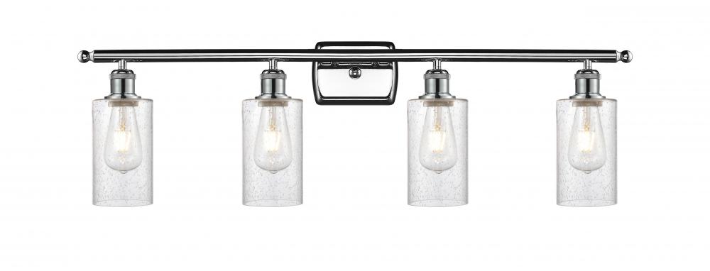 Clymer - 4 Light - 34 inch - Polished Chrome - Bath Vanity Light