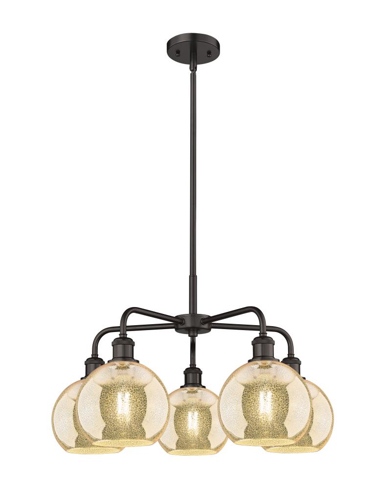 Athens - 5 Light - 26 inch - Oil Rubbed Bronze - Chandelier