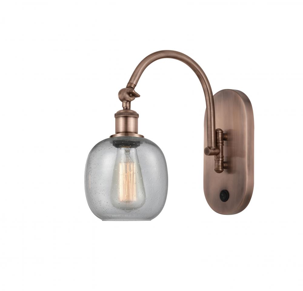 Belfast - 1 Light - 6 inch - Antique Copper - Adjustable Swing Arm