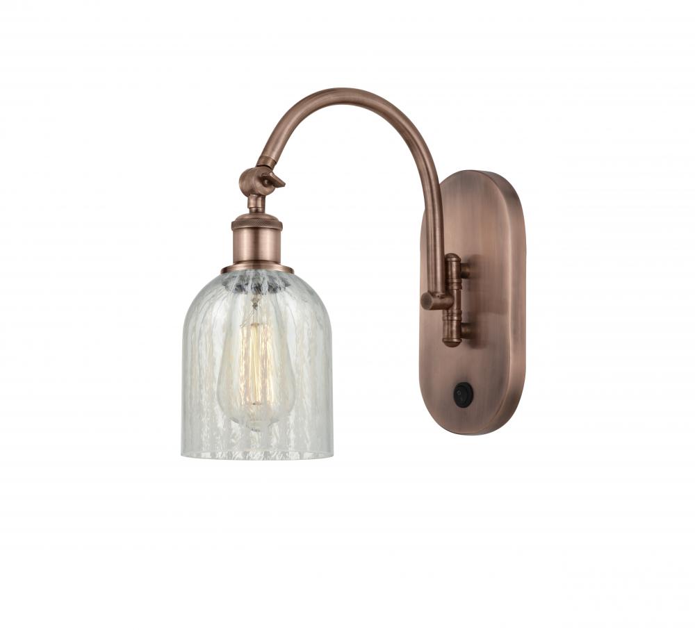 Caledonia - 1 Light - 5 inch - Antique Copper - Adjustable Swing Arm