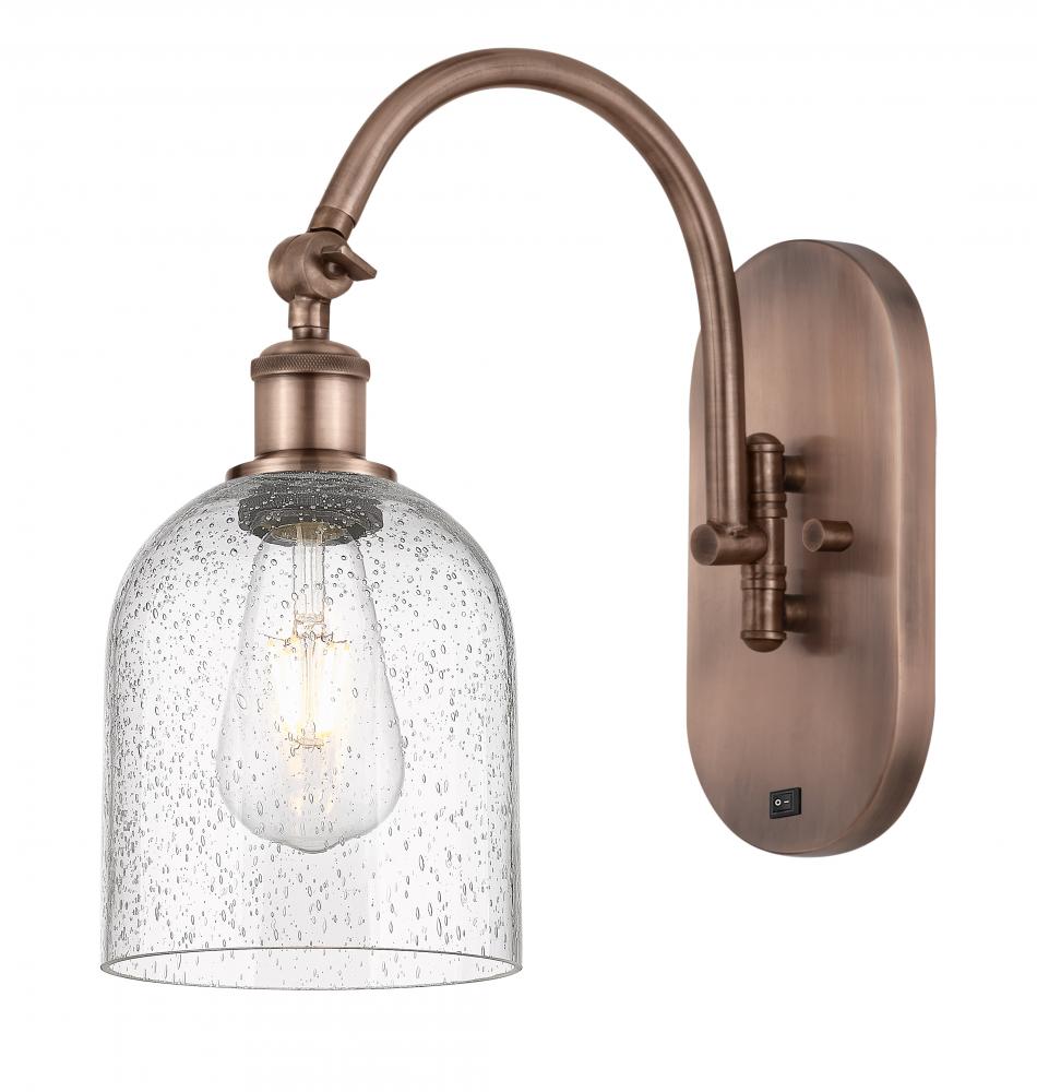 Bella - 1 Light - 6 inch - Antique Copper - Adjustable Swing Arm