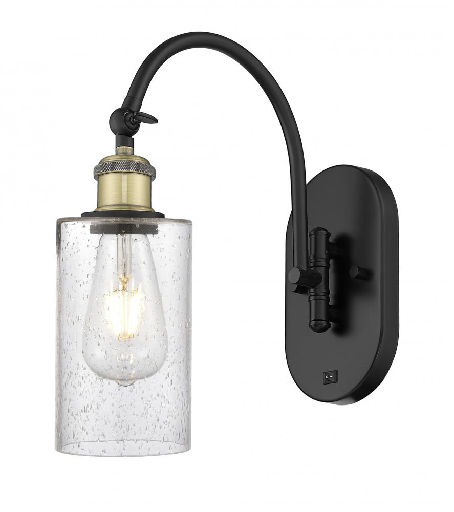 Clymer - 1 Light - 4 inch - Black Antique Brass - Adjustable Swing Arm