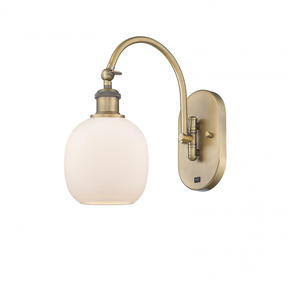 Belfast - 1 Light - 6 inch - Brushed Brass - Adjustable Swing Arm
