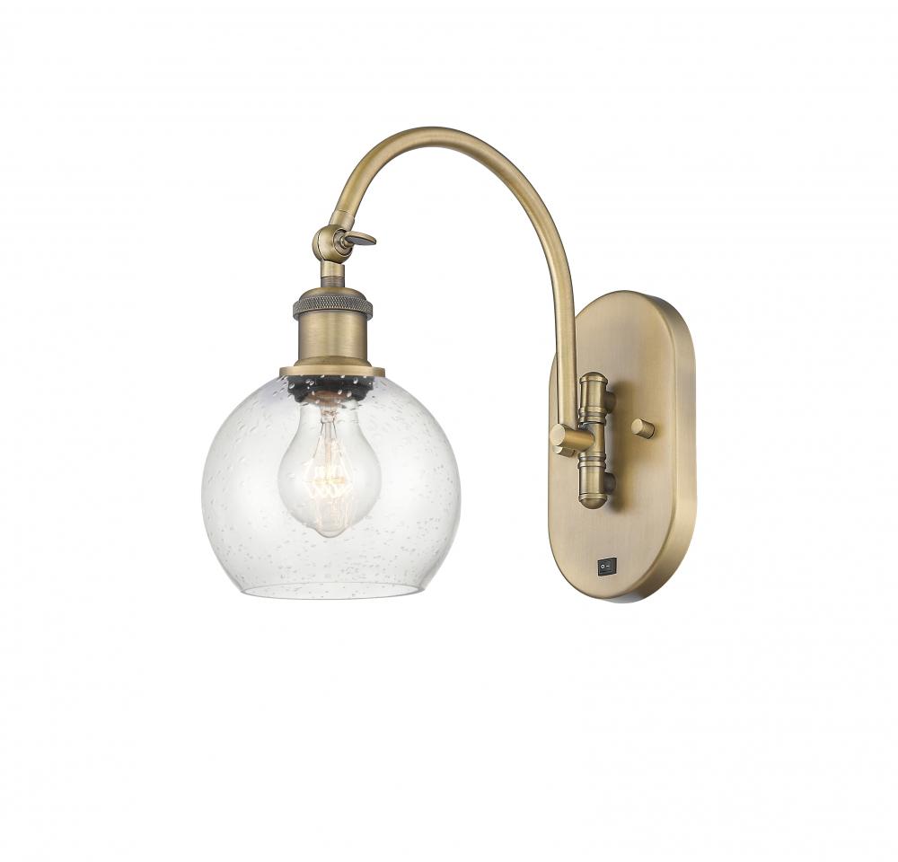 Athens - 1 Light - 6 inch - Brushed Brass - Adjustable Swing Arm