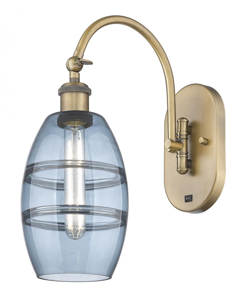 Vaz - 1 Light - 6 inch - Brushed Brass - Adjustable Swing Arm