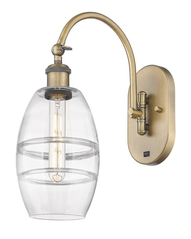 Vaz - 1 Light - 6 inch - Brushed Brass - Adjustable Swing Arm