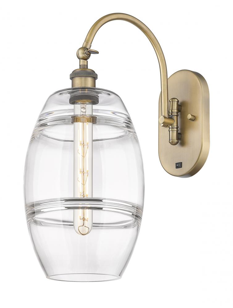 Vaz - 1 Light - 8 inch - Brushed Brass - Adjustable Swing Arm