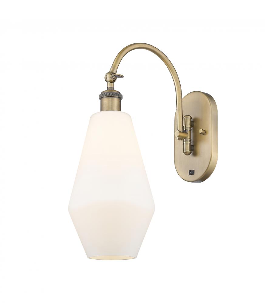 Cindyrella - 1 Light - 7 inch - Brushed Brass - Adjustable Swing Arm