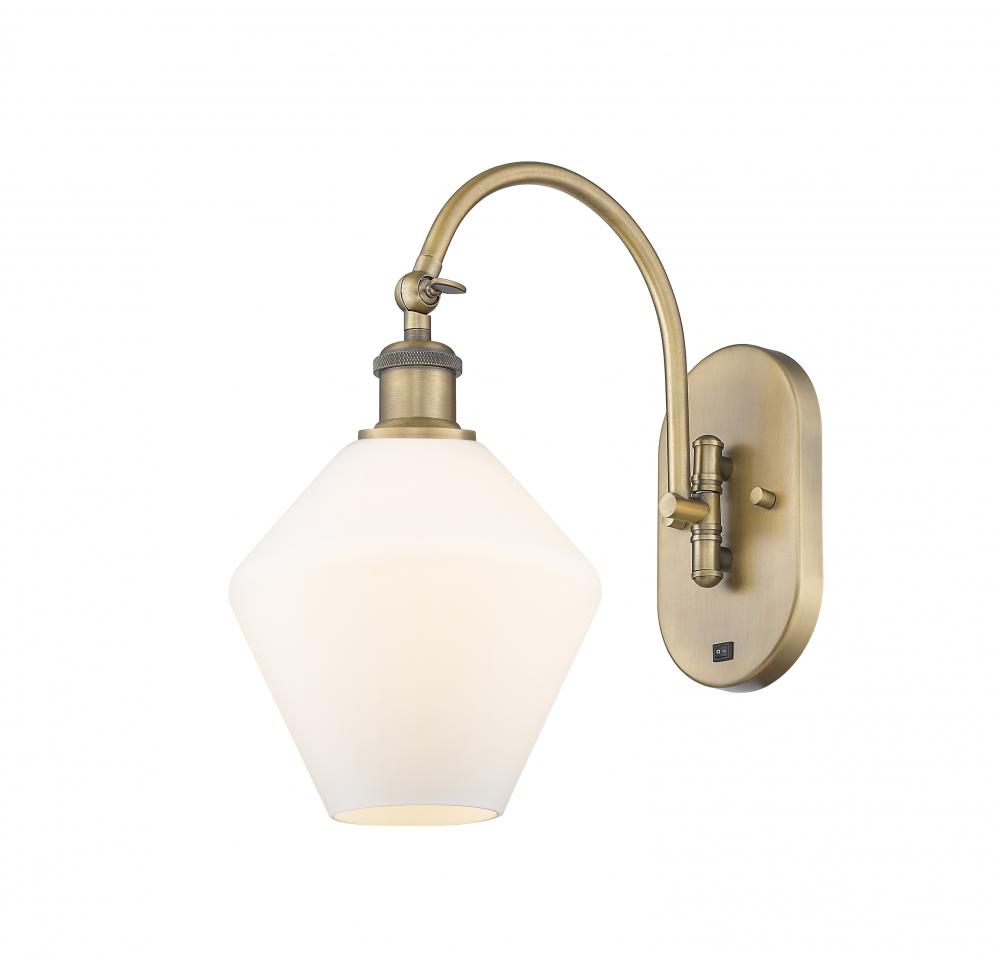 Cindyrella - 1 Light - 8 inch - Brushed Brass - Adjustable Swing Arm