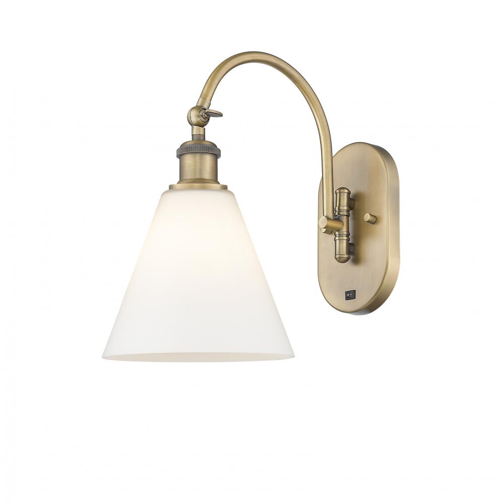 Berkshire - 1 Light - 8 inch - Brushed Brass - Adjustable Swing Arm