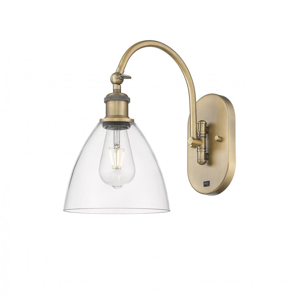 Bristol - 1 Light - 8 inch - Brushed Brass - Adjustable Swing Arm