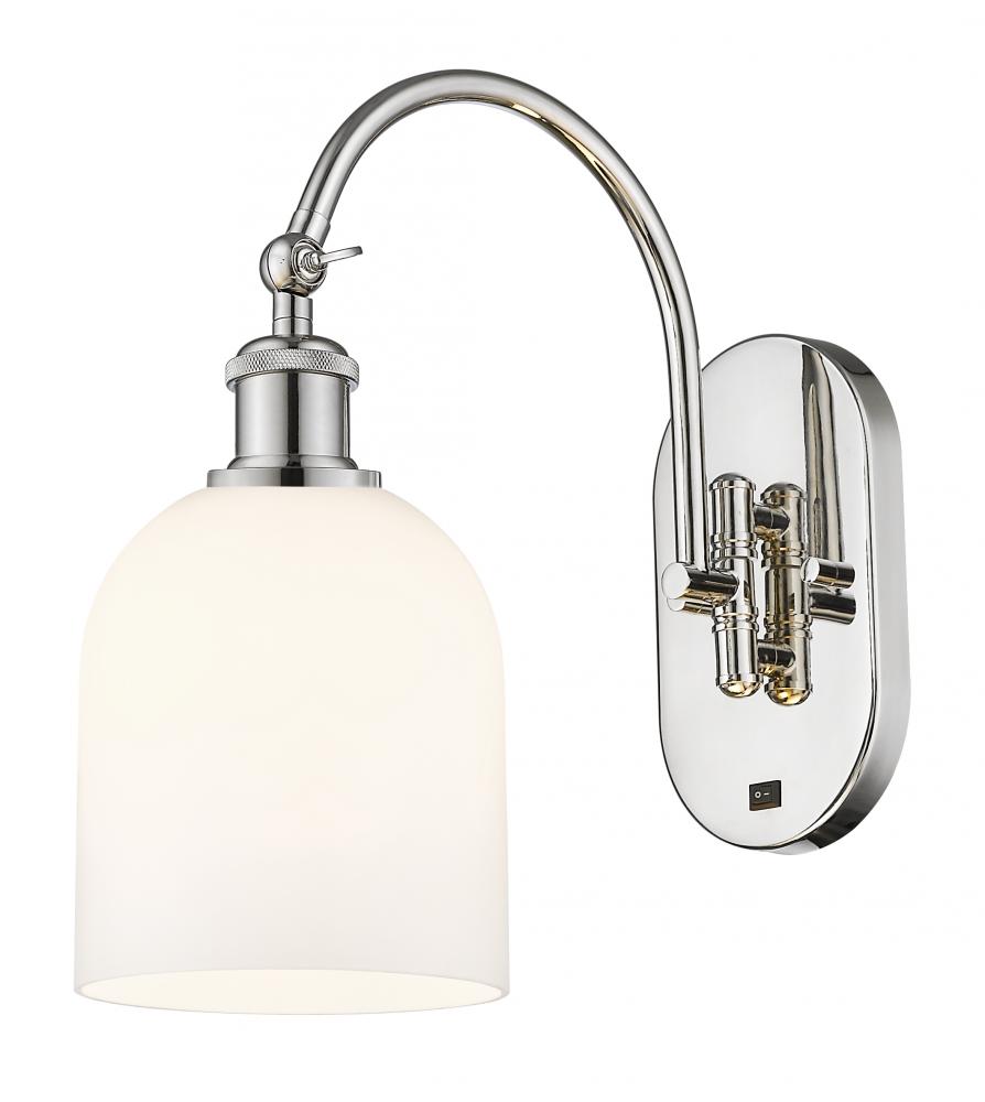 Bella - 1 Light - 6 inch - Polished Nickel - Adjustable Swing Arm