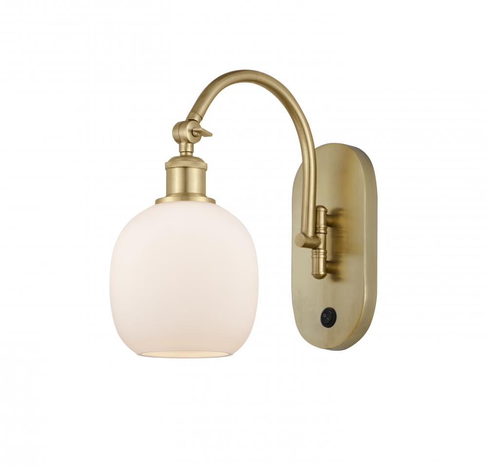 Belfast - 1 Light - 6 inch - Satin Gold - Adjustable Swing Arm