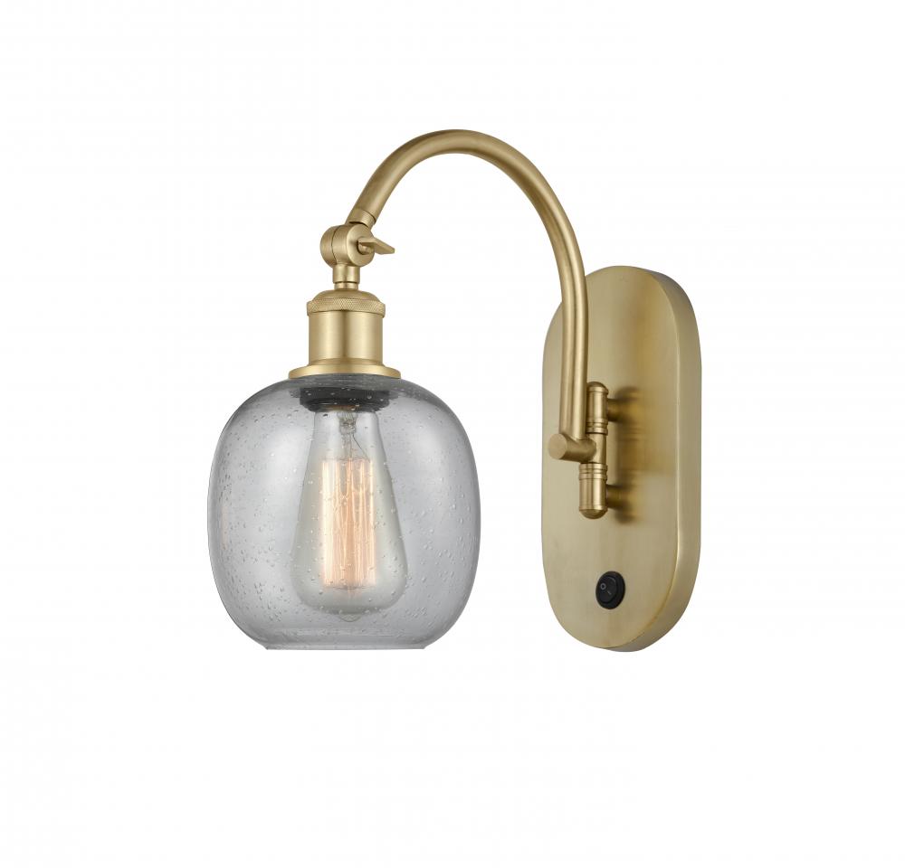 Belfast - 1 Light - 6 inch - Satin Gold - Adjustable Swing Arm