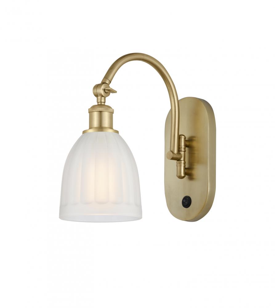 Brookfield - 1 Light - 6 inch - Satin Gold - Adjustable Swing Arm