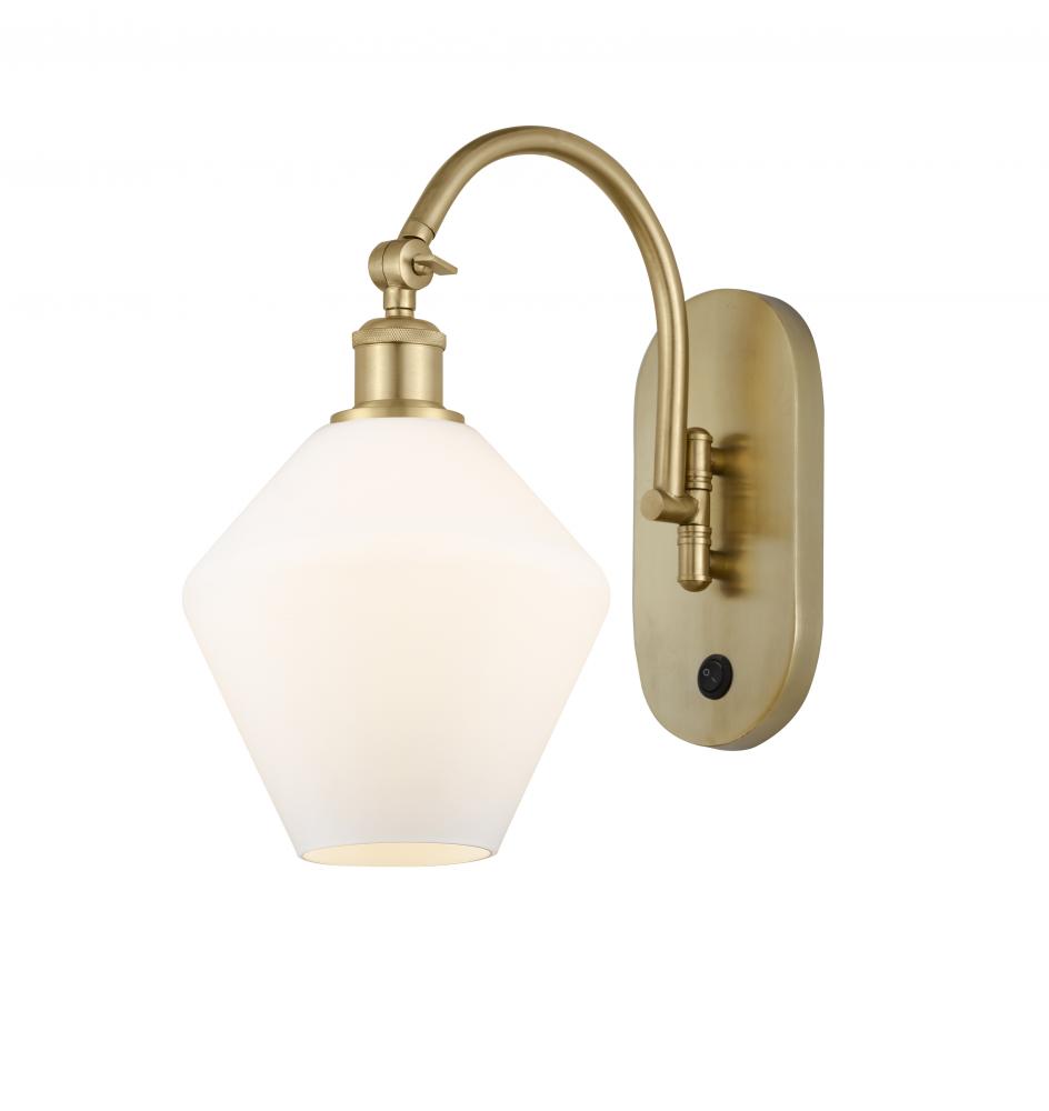 Cindyrella - 1 Light - 8 inch - Satin Gold - Adjustable Swing Arm