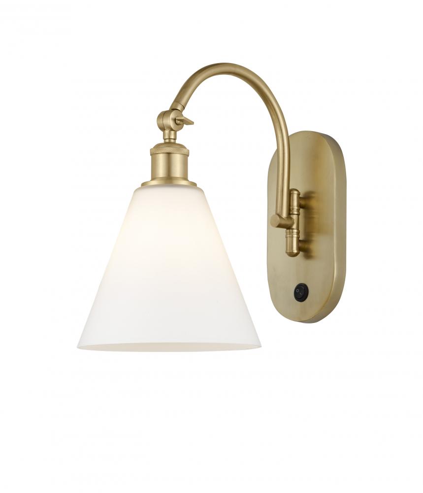 Berkshire - 1 Light - 8 inch - Satin Gold - Adjustable Swing Arm