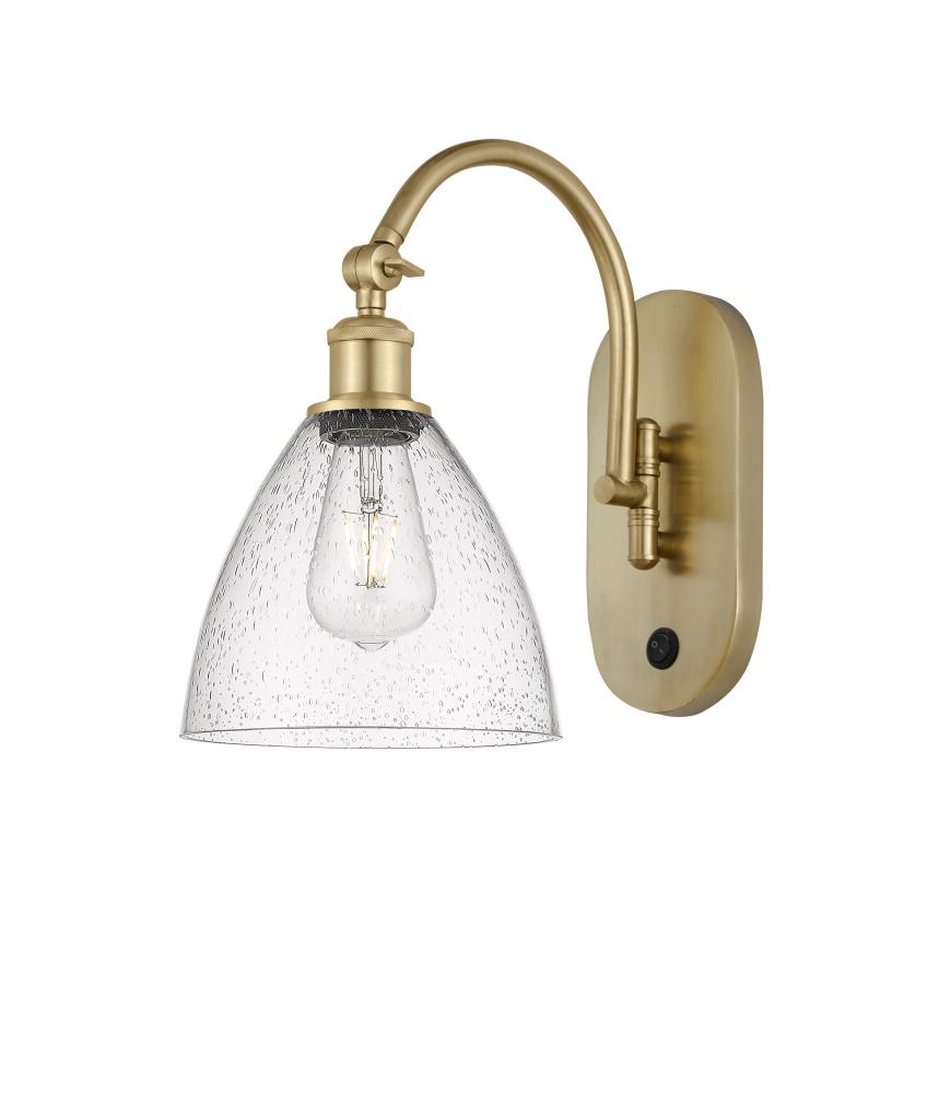Bristol - 1 Light - 8 inch - Satin Gold - Adjustable Swing Arm