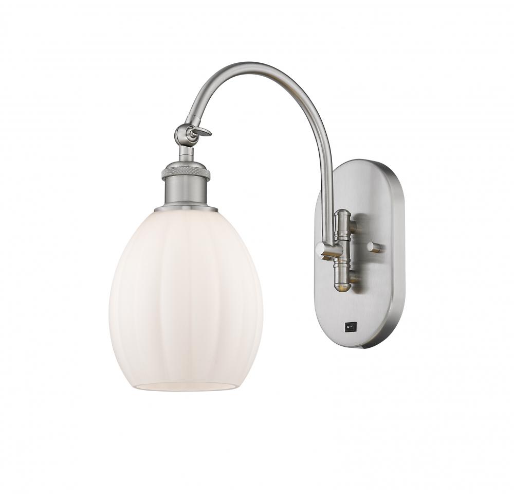 Eaton - 1 Light - 6 inch - Brushed Satin Nickel - Adjustable Swing Arm