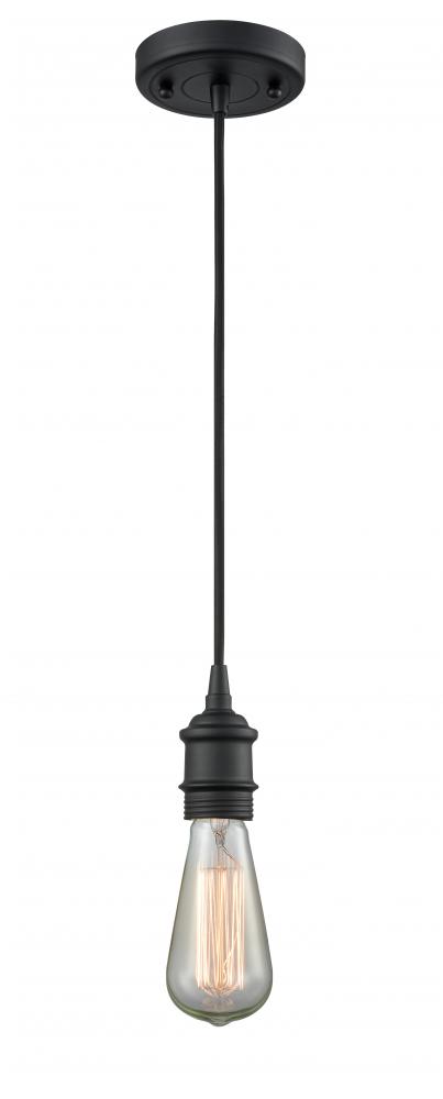 Bare Bulb 1 Light Mini Pendant