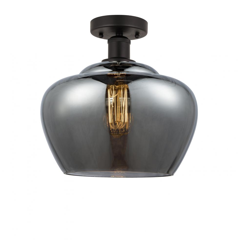Fenton - 1 Light - 11 inch - Oil Rubbed Bronze - Semi-Flush Mount