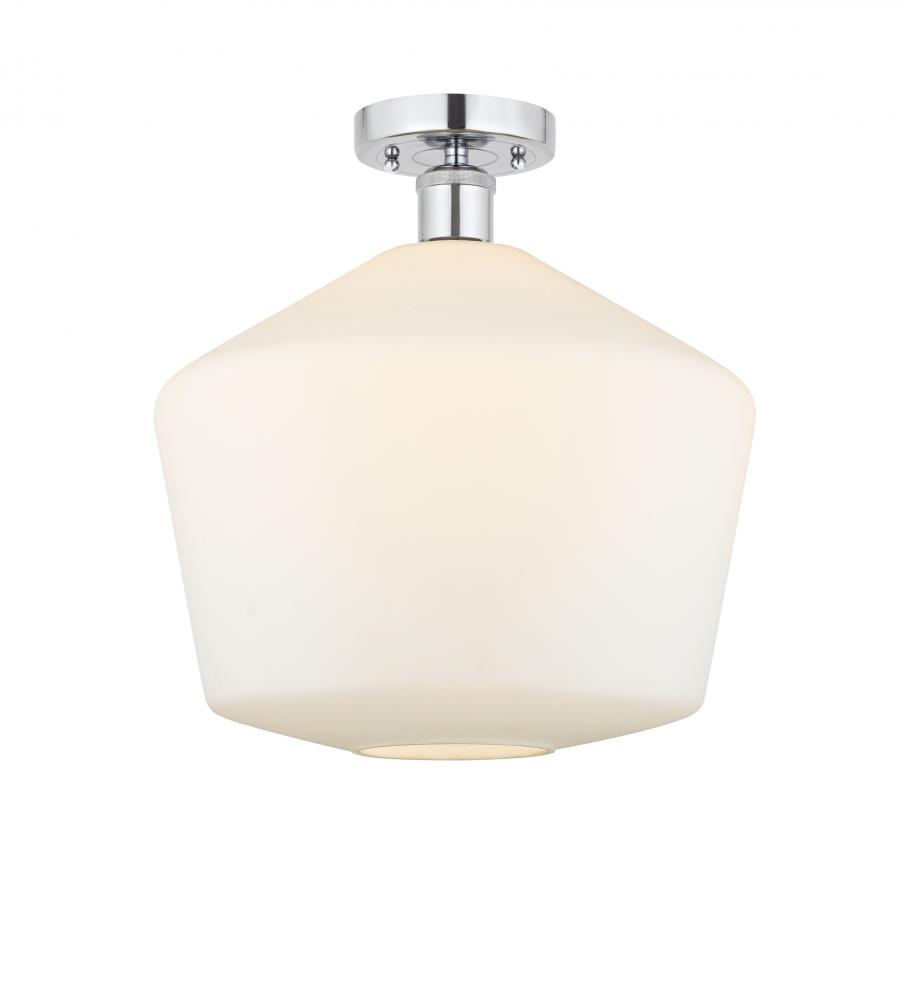 Cindyrella - 1 Light - 12 inch - Polished Chrome - Semi-Flush Mount